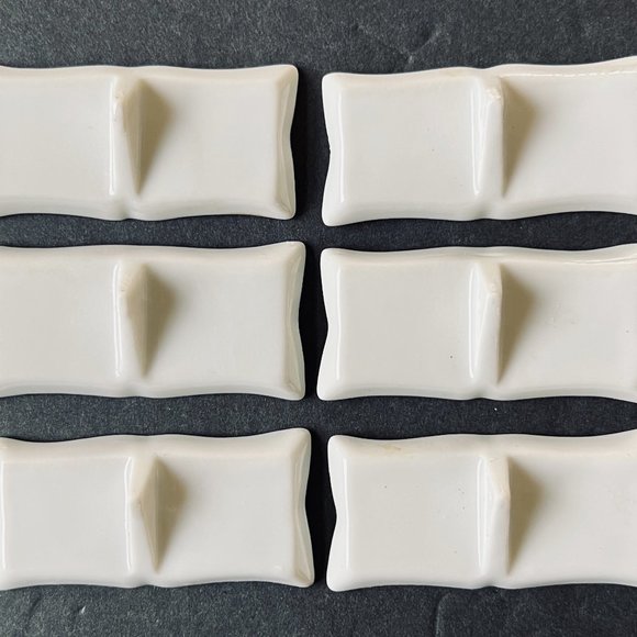 VINTAGE Lillian Vernon Set of 6 Floral Design Seating Place Card Holders EUC - Picture 7 of 7